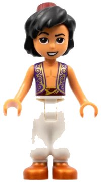 LEGO part Aladdin - Gold Filigree on Vest and Belt dp067