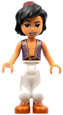 LEGO onderdeel Aladdin - Gold Filigree on Vest and Belt (dp067)