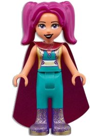 LEGO part Friends Camila - Dark Turquoise Trousers, Dark Purple Boots frnd0466