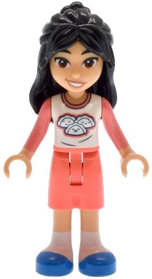 LEGO onderdeel Friends Liann - Coral Pajamas (frnd0809)
