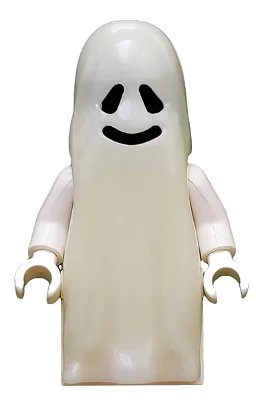 LEGO onderdeel Ghost with 1 x 2 Plate and 1 x 2 Brick as Legs (gen002)