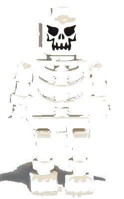 LEGO onderdeel Skeleton - Evil Skull, Floppy Arms (gen004)
