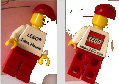 LEGO part LEGO Idea House Minifigure - LEGO Logo with Website Address on Back (gen101)