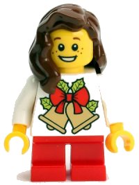 LEGO part Lego Kladno PF 2018 Holiday Minifigure Girl gen110