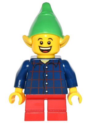 LEGO onderdeel Elf - Plaid Button Shirt (hol047)