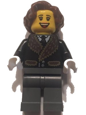 LEGO onderdeel Winter Holiday Train Grandmother (hol077)
