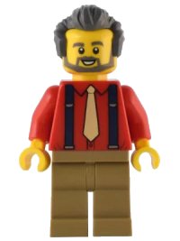 LEGO onderdeel H. Jollie's Music Store Owner hol290
