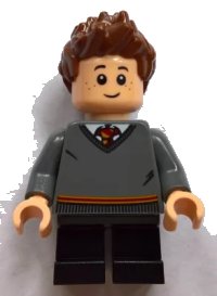 LEGO part Seamus Finnigan - Gryffindor Sweater, Black Short Legs hp141