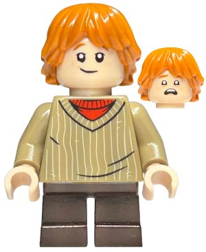 LEGO onderdeel Ron Weasley - Dark Tan Sweater (hp142)