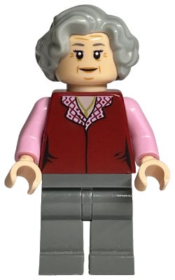 LEGO onderdeel Trolley Witch - Dark Bluish Gray Legs (hp158)