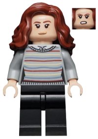 LEGO onderdeel Hermione Granger - Striped Sweater, Black Legs hp234