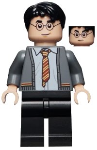 LEGO onderdeel Harry Potter - Gryffindor Cardigan Sweater, Shirt with Wrinkles hp238