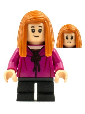 LEGO onderdeel Ginny Weasley - Magenta Shirt (hp249)