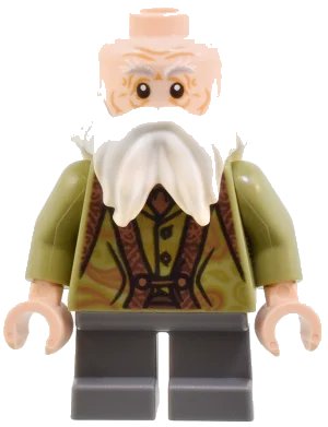 LEGO onderdeel Professor Filius Flitwick - Olive Green Suit (hp264)