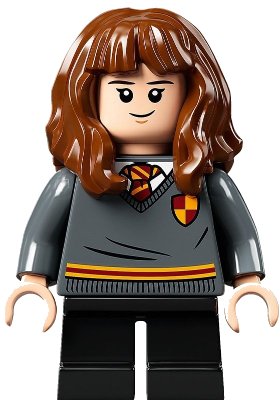 LEGO onderdeel Hermione Granger - Gryffindor Sweater with Crest, Black Short Legs (hp272)