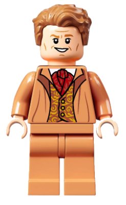 LEGO onderdeel Professor Gilderoy Lockhart - Nougat Torso and Legs (hp309)