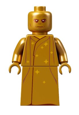 LEGO onderdeel Lord Voldemort - 20th Anniversary Pearl Gold (hp312)