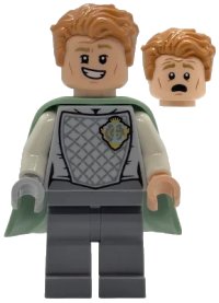 LEGO onderdeel Gilderoy Lockhart - Sand Green Flexible Rubber Cape hp535