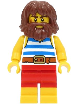 LEGO onderdeel Ray the Castaway (idea122)
