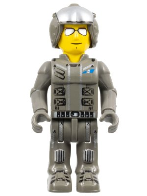 LEGO part Res-Q - Open Faced Helmet and Sunglasses (js014)