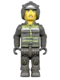 LEGO part Res-Q - Open Faced Helmet without Sunglasses js018