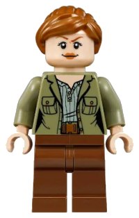 LEGO onderdeel Claire Dearing - Olive Green Jacket jw021