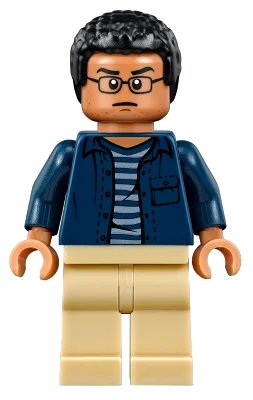LEGO onderdeel Franklin Webb - Dark Blue Shirt (jw022)
