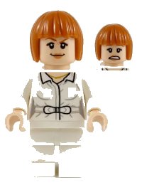 LEGO part Claire Dearing - White Shirt Closed jw062