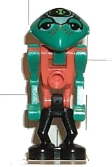 LEGO onderdeel Life on Mars (LoM) Martian - Orange Body, Black Legs (lom001)