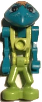 LEGO onderdeel Life on Mars (LoM) Martian - Altair - Medium Lime Torso lom003b