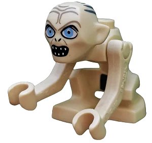 LEGO onderdeel Gollum - Wide Eyes (lor005)