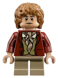 LEGO onderdeel Bilbo Baggins - Dark Red Coat (lor030)