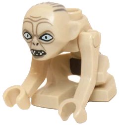LEGO onderdeel Gollum - Narrow Eyes (lor031)
