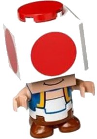 LEGO part Toad - Happy mar0010