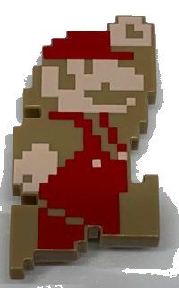LEGO part Mario, Pixelated (6326919) mar0036