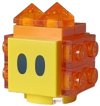 LEGO part Lava Bubble - Scanner Code with Blue Lines mar0038