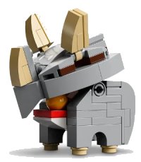 LEGO part Reznor with Fireball mar0078