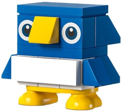 LEGO onderdeel Baby Penguin, Super Mario, Series 4 (Character Only) (mar0093)