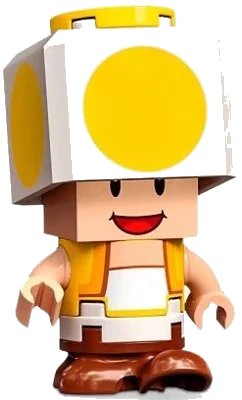 LEGO onderdeel Yellow Toad - Walking (mar0113)