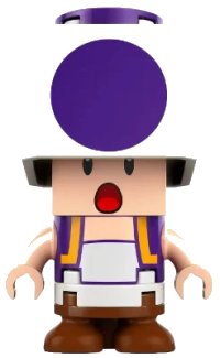 LEGO part Purple Toad - Surprised mar0162