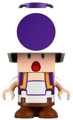 LEGO onderdeel Purple Toad - Surprised (mar0162)