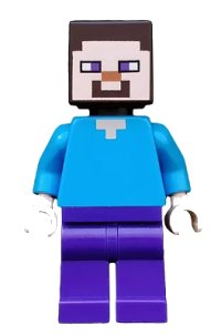 LEGO part Steve - Dark Purple Legs min009