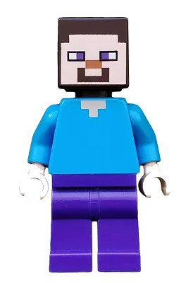 LEGO onderdeel Steve - Dark Purple Legs (min009)