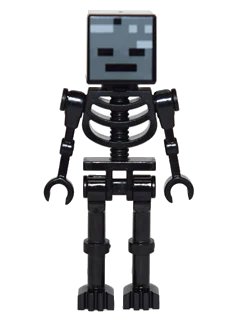LEGO onderdeel Wither Skeleton - Straight Arms (min025)