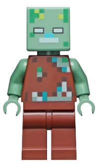 LEGO onderdeel Drowned Zombie min088