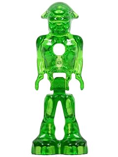 LEGO onderdeel Mars Mission Alien with Marbled Glow In Dark Torso (mm001)