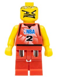 LEGO part NBA Player, Number 2 nba028