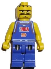 LEGO part NBA Player, Number 9 nba042