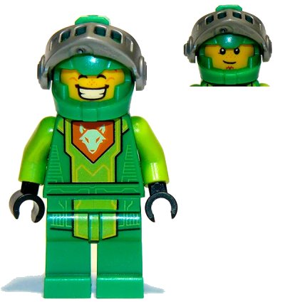 LEGO onderdeel Aaron Fox - Flat Silver Visor (Battle Suit Aaron) (nex078)