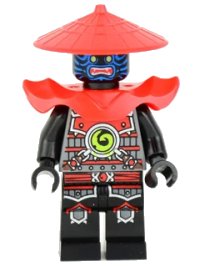 LEGO part Stone Army Swordsman - Blue Face njo0077